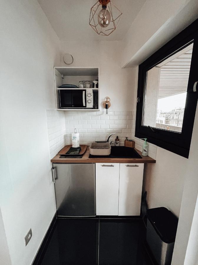 Beautiful Modern Fully Furnished Studio Levallois-Perret Buitenkant foto